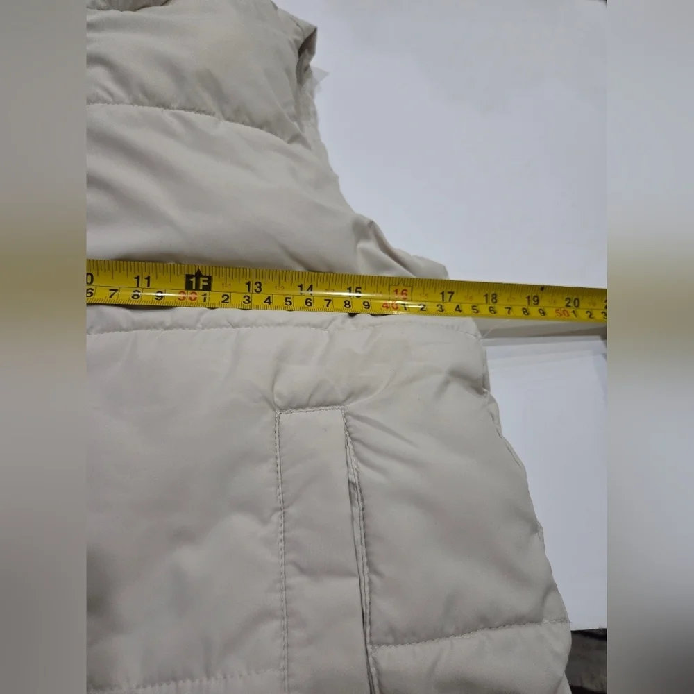Abercrombie Kids Kids Puffer Vest Sz.11/12 Ivory Color